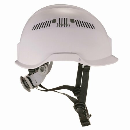 Ergodyne Skullerz 8977 Class C Safety Helmet with Adjustable Venting, 6-Point Rachet Suspension, White 60264